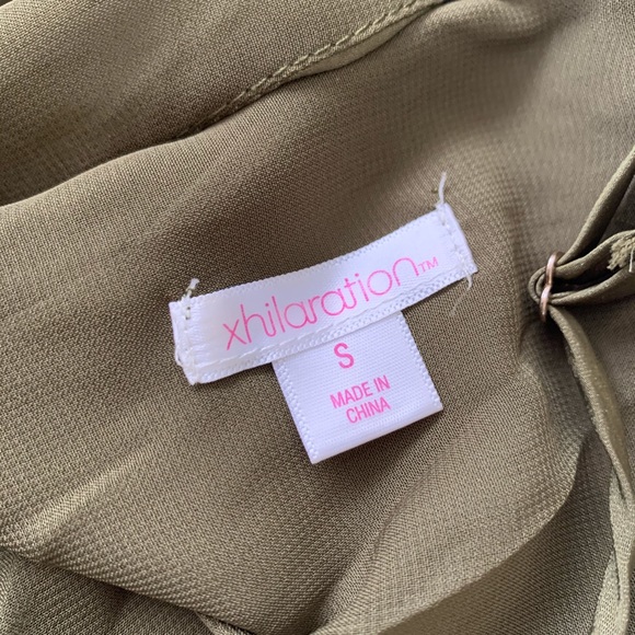 Xhilaration olive satin jumper - Picture 4 of 4